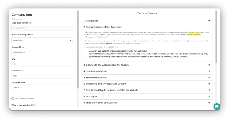 How to Add a Terms and Conditions to Squarespace